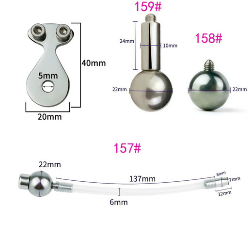 MPPMCK Doble Tornillo de acero inoxidable Placa plana Número de electrodo negativo Penis Penis Masino Deseo de control Ejerceidad Pasión Bloqueo CB BLOQUEO Male 15850 mm redondo