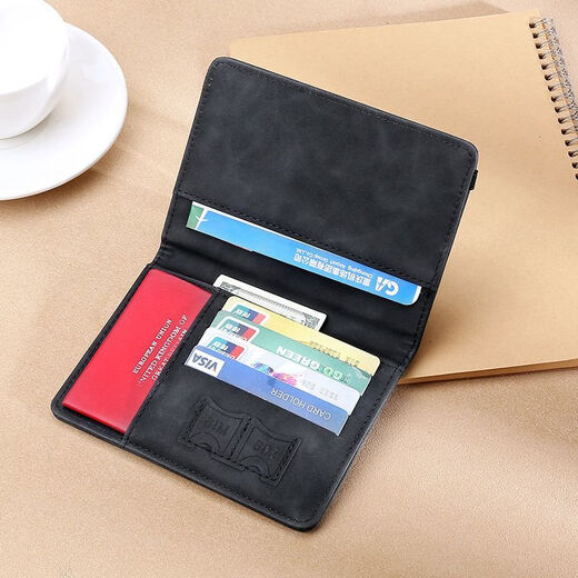 
Business travel passport bag Flight boarding passport clip Anti-theft passport This set of ticket certificate folder is equipped with SIM card slot Pink - exclusive flight upgrade material Anti-theft brushing cloth/sim card slot