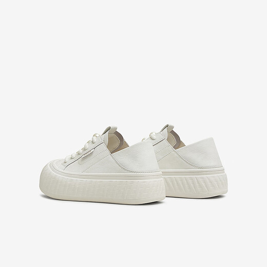 TATA Casual Sombro grueso Zapatos para mujeres 2025 Summer CT701BM5 White 37