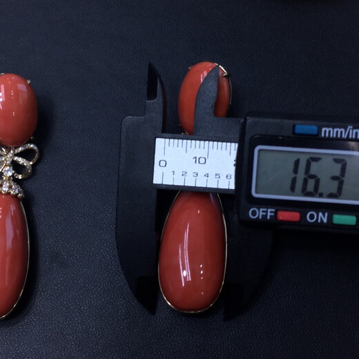 Zhaohao Coral Drop Earrings Exquisite and Elegant Tibetan Earrings Large Earrings