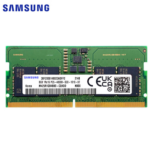 Samsung (SAMSUNG) DDR5 4800 5600 6400 notebook memory, suitable for ASUS Tianxuan 5/6 ROG Gunslinger 8/9 Moba Lenovo Savior Dell Alienware DDR5 4800MHz notebook memory 16GB 1 piece single