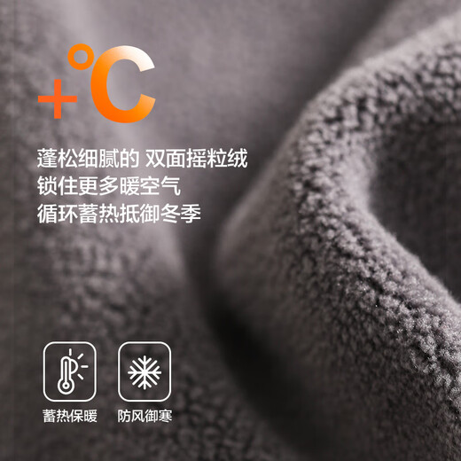 Made in Tokyo, scarf with velvet and thickening, cycling warm and cold-proof hat, windproof and dustproof mask for men and women, turban, black and gray