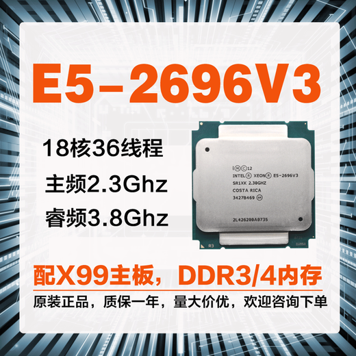 
EOENKK Xeon E5-2666V3 2673 2676 2678 2680 2696v3 Server CPU Virtual Machine Studio Multi-open Design Rendering X99 E5-2667V3 [8 Core 16 Threads 3.6G] Intel LGA