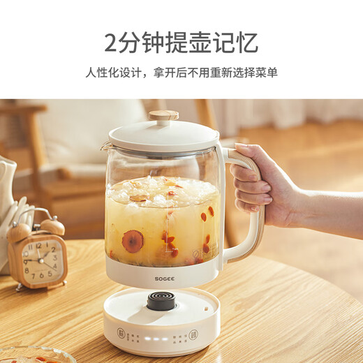 Small quality 0 glue health kettle office household 1.5L large capacity 316 stainless steel tea kettle tea kettle electric kettle thermostatic glass with filter integrated YSH02