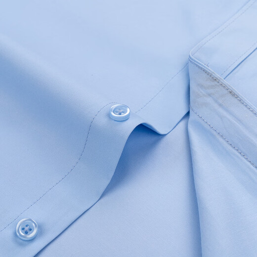 Woodpecker (TUCANO) shirt men's autumn long shirt business casual solid color versatile comfortable top men's light blue 2XL