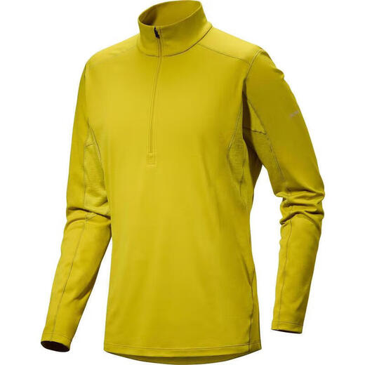 Arc'teryx (ARC TERYX) RHO HYBRID 1/2 ZIP men's warm, breathable and comfortable half-zip inner long-sleeved T-shirt Lampyre XL