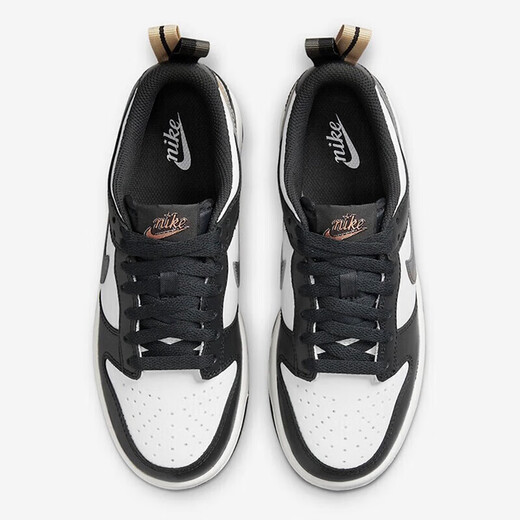 耐克（NIKE）篮球鞋女鞋 AirJordanaj1板鞋春季低帮透气休闲轻便运动鞋 潮品 DH9764-001黑白 小熊猫 37.5