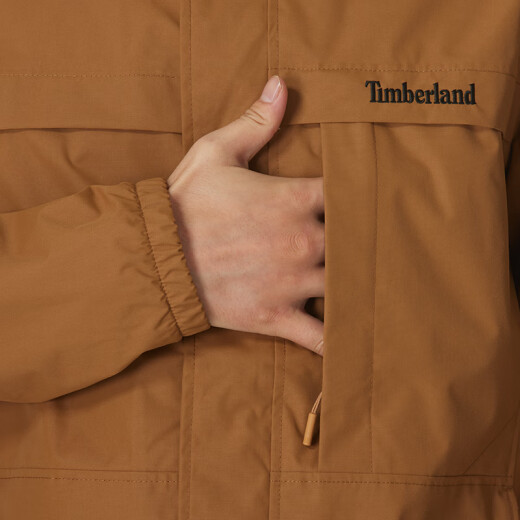 
Timberland Timberland men's autumn and winter outdoor hiking mountaineering jacket windproof workwear hooded hard shell jacket A695W A695WEH2//Dark wheat color S/170