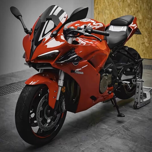 
New Qianjiang QJ race 600 four-cylinder water-cooled sports car electronic injection race 350 race 450cc heavy motorcycle party race motorcycle fluorescent green race 600 21 models with complete licenses and licenses to be registered