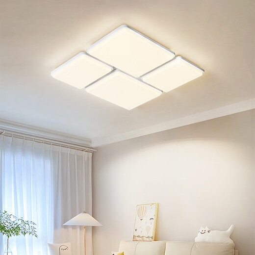 Huayi Éclairage CHAMBRE LETTE MODERNE SIMPLE GÉOMÉTRICE CHAMBRE PLATEMENT LECTRÉTÉRIEUR OEU LEUR URGENT LUIR LAIGNE MAUTRE MAUTRE MODÈLE DE PROTECTION ESIL LEIL