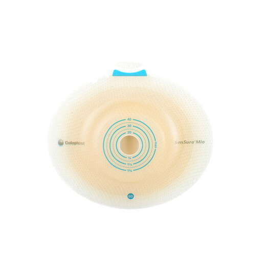 康乐保（Coloplast）胜舒Mio造口底盘16961/16951二件式深凸底盘卡扣式造口袋底座 16971造口底盘*5+11457透明造口袋*5