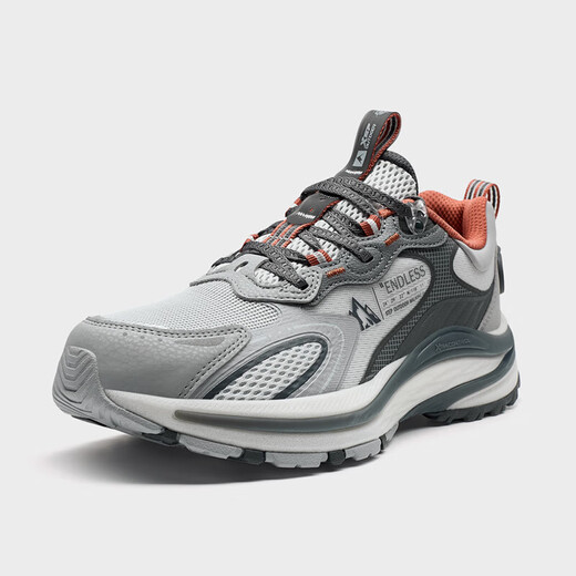 XTEP store same style Chuangshi 3.0 outdoor casual shoes for men 24 new couple shoes for women Moon Gray/Aoki Gray - Men 41