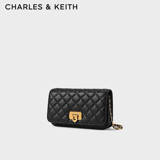 CHARLES&KEITH classic rhombus chain small square bag shoulder crossbody bag women's bag birthday gift for girlfriend CK2-70160131