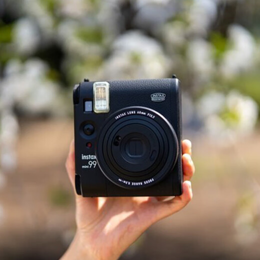 Fuji (FUJIFILM) instax mini99 one-time imaging instant camera black package five (official standard + crystal case + shoulder strap + 20 pieces of photo paper)