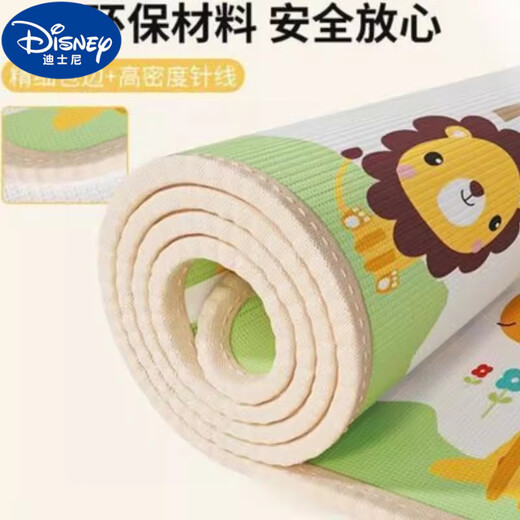 
Disney baby crawling mat anti-fall pad thickened children's nap mat bedside mat xpe folding mat floor mat crawling [upgradable foldable] 1CM thick double-sided pattern 80 cm * 180 cm