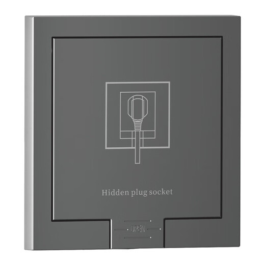 Électricien international 86 Type caché socket embarqué armoire de télévision intégrée Réfrigérateur Machine à laver Alimentation Alimentation universelle Deux-trois prises encastrées par prise [Mise à niveau de deuxième génération] 10a Five-Hole-White
