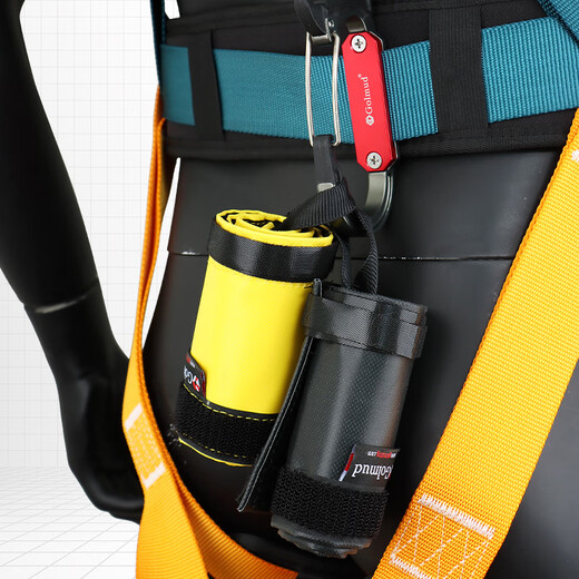 Cubierta de cuerda resistente al desgaste de doble cuerda Golm GM9226 Al aire libre, al aire libre, trabajo de protección de la cuerda de trabajo aéreo Equipo de cuerda simple amarillo-50 cm