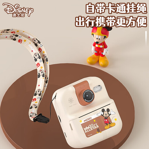 Disney children's camera student polo camera wrong questions printer photography travel special print straight out photos graffiti color birthday gift boy and girl HD02 Miqi
