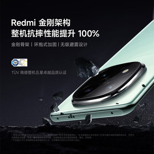 [99% nuevo] Xiaomi (MI) Redmi Note 14 Pro+ Tercera Generación Snapdragon 7S IP68 a prueba de polvo e impermeable 6200mAh gran potencia 12GB+ 512GB Midnight Black Redmi 5G Mobile [Informe de inspección de calidad]