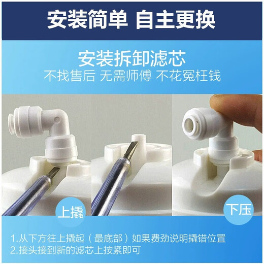 
Haier water purifier filter element HRO5009-5/50-5H/5020-4A water purifier filter element C-grade RO membrane (5009-5)