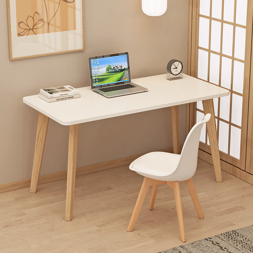 Fanshe Dining Chair Solid Wood Leg Chair Tulip Negotiation Table and Chair Set Modern Simple Balcony Leisure Table and Chair Set