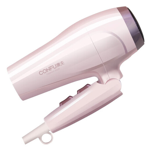 Kangfu hair dryer household high power 2200W hot and cold air professional hair salon level barber shop constant temperature hair dryer Kangfu KF-3130 pink 2200W foldable