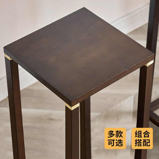 Leshengtu flower stand balcony floor-standing flower stand living room solid wood flower stand indoor plant stand potted plant stand large size LC702