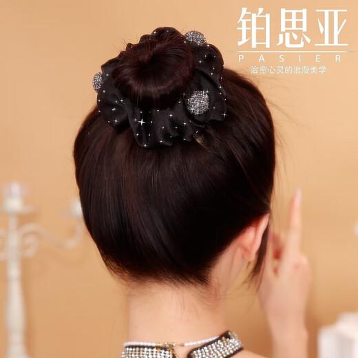 Bosiya starry hairpin hairpin ball headband hair artifact female adult new high-end temperament head flower lazy hair accessories headdress starry sky