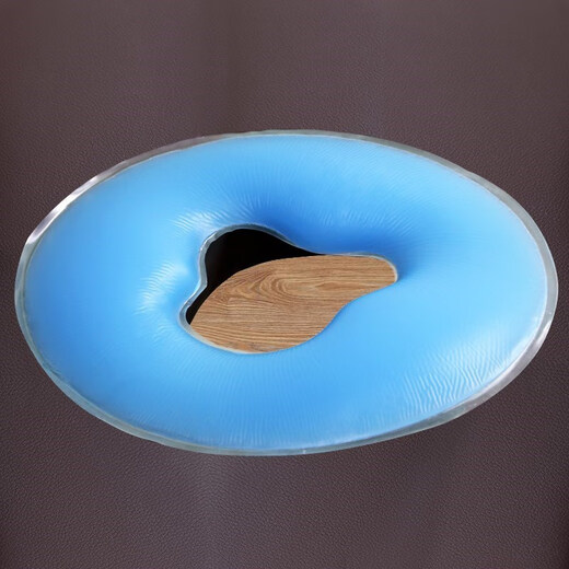 Haojinhui Latex Sleeping Pillow Bed Lying Pillow Massage Cushion U-shaped Beauty Salon Special Latex Sleeping Pillow Round Pillow Face Pillow Flagship Edition Skin Color Round