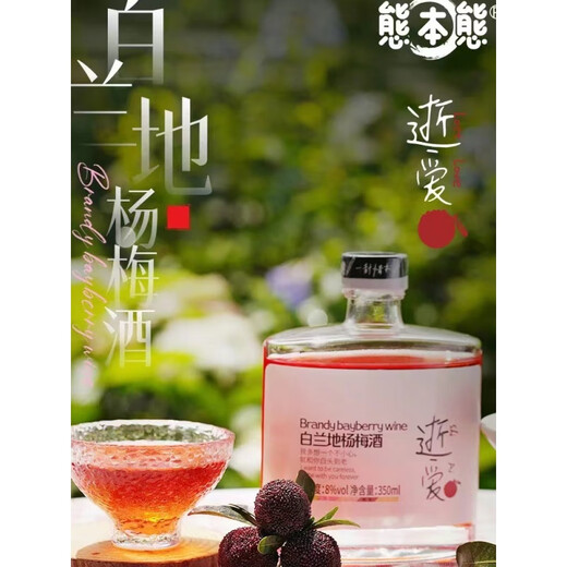 350 ml Brandywein mit einem 8-Grad-Brandy-Wein, Green Plum/Strawberry/Lychee/Babyberry/Zitron