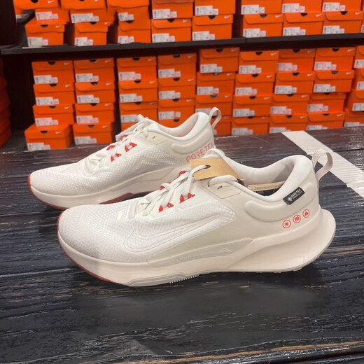 耐克（NIKE）男鞋夏季新款运动鞋Juniper Trail 2 GORE-TEX防水越野跑步鞋 HM9734-101白色/GTX防水面料 42.5