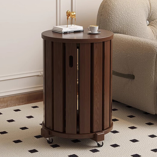 Yupin solid wood stool household stackable combination stool dining table round stool stacking stool bench CY160 four walnut wheels