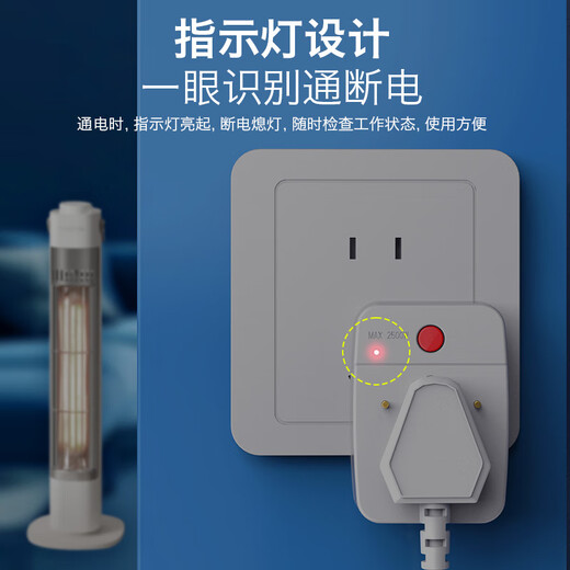 德力普（Delipow）10a转16a插座转换器插头 新能源汽车充专用带金属探针识别电流过载保护自动断电16A大功率