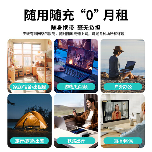 Sui U Xing's new 5Ghz portable wifi6 wireless mobile wifi portable power bank two-in-one router card-free full Netcom unlimited speed traffic Internet card outdoor rural 12000 mAh 5Ghz+WIFI6 12000 mAh 5Ghz+100G annual package traffic