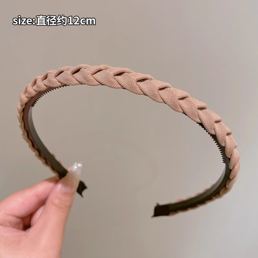 Hair bundle headband for women 2025 new face wash special hair pressure headband high-end toothed anti-slip broken hair clip headband black twist hairband anti-slip and does not strangle hair