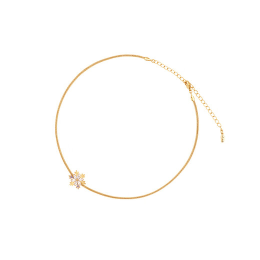 Fellala original design Liuguang Yingxue series simple and atmospheric fashion trend high-end necklace gift necklace