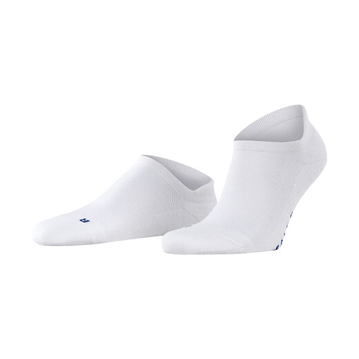 FALKE German CoolKick sports cotton socks breathable summer low socks for men and women new style white_2000 one size fits all 37-38