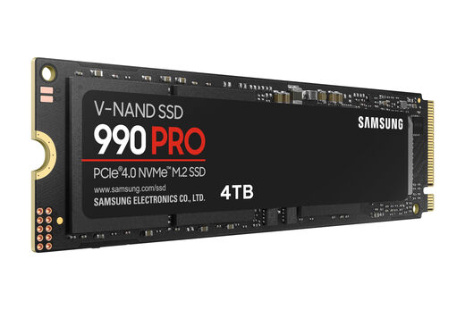 Samsung (SAMSUNG) Samsung 990 PRO M.2 solid state drive 4TB PCIe4.0 NVMe SSD reading speed 7450MB/s MZ-V9P4T0B/AM