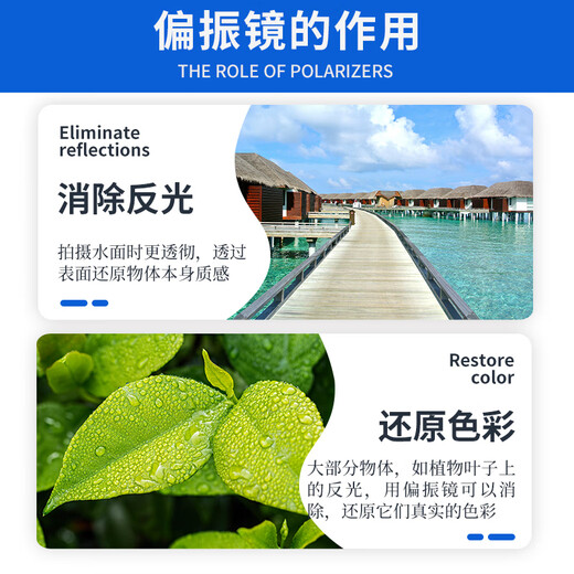 JJC S+CPL偏振镜46mm滤镜 适用尼康16-50 z30 z50 z50II z502代 z50二代 zfc相机配件