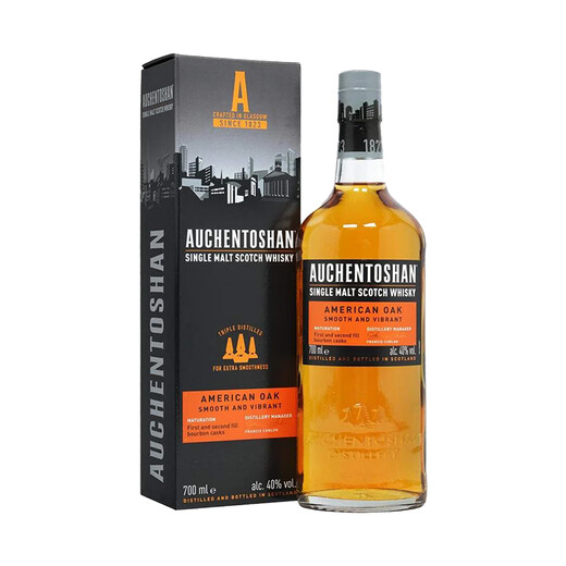 Auchentoshan Scottish Single Malt Whiskey Overseas Version Original Bottle Imported Wine Auchentoshan American Barrel 700mL