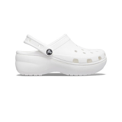 
crocs Crocs thick-soled cloud hole shoes outdoor 206750 white-100 37/38 (240mm)