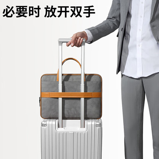 泰克森笔记本手提包适用华为14英寸苹果macbook联想电脑保护套女高颜值