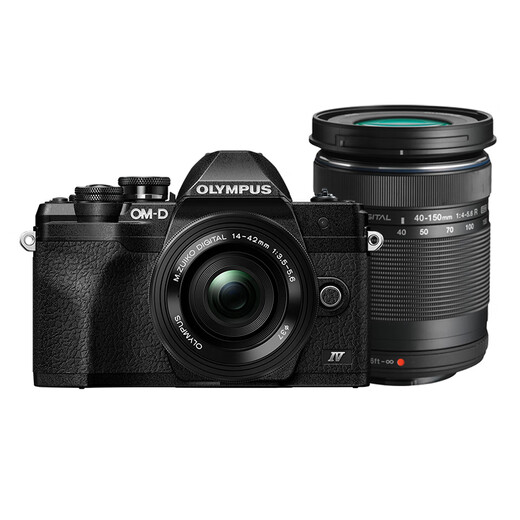 OLYMPUS E-M10 MarkIV EM10 fourth generation mirrorless camera digital camera mirrorless kit (14-42mm & 40-150mm) black