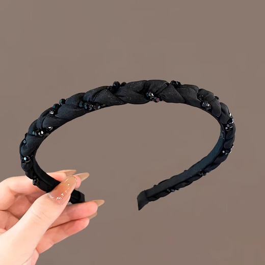 Kamalun (KAMALUN) headband light luxury women's style 2025 new braided headband fashionable going out headwear high cranial pressure hairpin for girlfriend headband + brand gift box