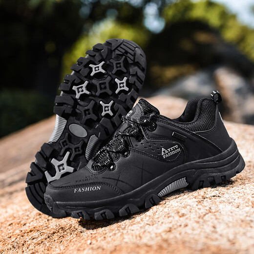 
Changxiang Huili men's shoes for spring outdoor travel sports leisure waterproof and anti-slip construction site work wear-resistant labor protection work shoes for men gray 40