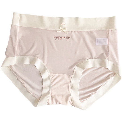 Pantalones de máscara de seda de hielo ultra delgado yu zhaolin Sentimiento de aire-desnudos aire, Informe de mujeres de fondo transpirable sin trazado transpirable NK9856 Color Traje mixto 4 tiras M [80-100Jin [Jin equivale a 0.5 kg]]]