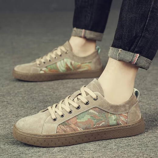 VISTURSI brand shoes for men 2025 summer new breathable Korean casual shoes trendy versatile canvas shoes men's shoes black 38