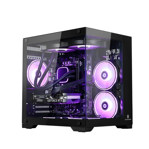 Minglongtang i5 14600kf/5060/5060Ti/5070Ti/5080 graphics card assembly computer e-sports game desktop host office design machine complete machine delta computer configuration standard version I5 14600KF/RTX5060 single host