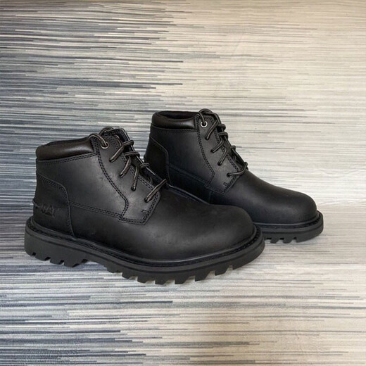 Zapatos de hombres de Carter Cat Martin Botas Martin Resistant Martin Mid-High Top Work Boots Casual Yellow Boots Brown 39
