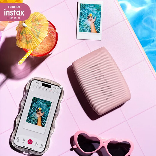 Polaroid mini link3/link2 portable mobile phone photo printer Mini Link3 rose powder-Happy Dimensional Upgrading Package Official standard + 10 photo paper